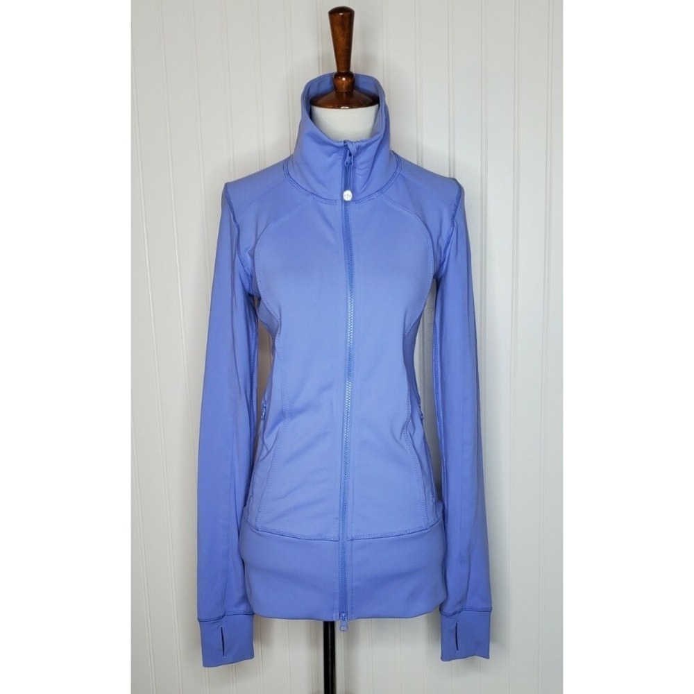 Lululemon Nice Asana Jacket Lullaby Luon Full Zip Up Athletic Jacket size 4